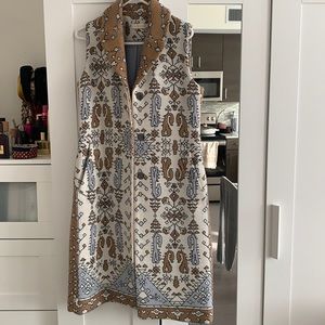 Tory Burch jacquard vest/ dress!!